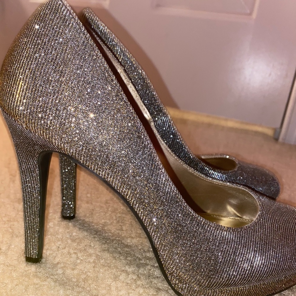 Glitter Pump Heels